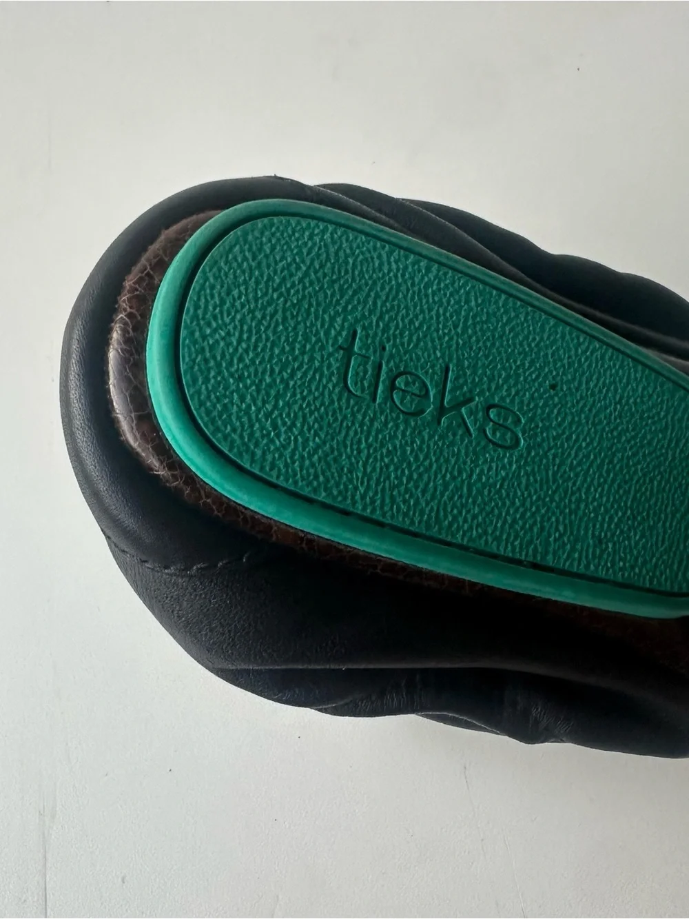 Tieks by Gavrieli Matte Black Leather Foldable Ballet Flats Shoes Size 8 + Bag